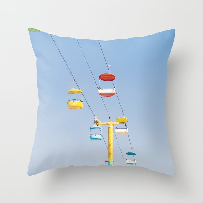 Sky Ride Throw Pillow