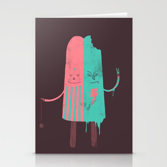 Non-Identical Twins Stationery Cards