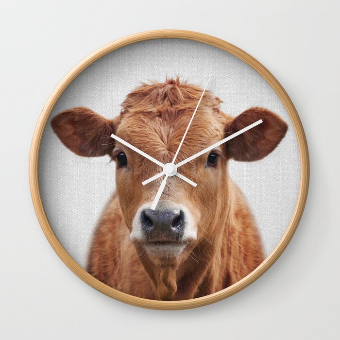 Cow 2 - Colorful Wall Clock