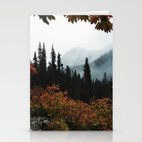 Fall Framed Trail Stationery Cards