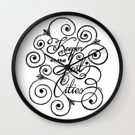 Keeper of the Lost Cities Wall Clock | Drawing, Ink Pen, Books, Lettering, Reading 