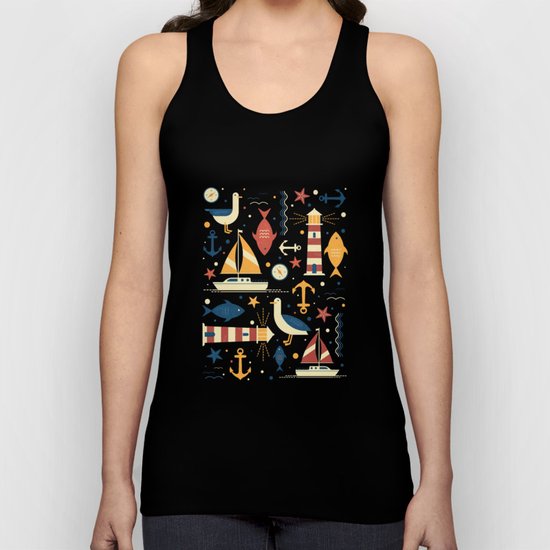All At Sea Unisex Tank Top