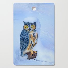 Snow Owl Cutting Board