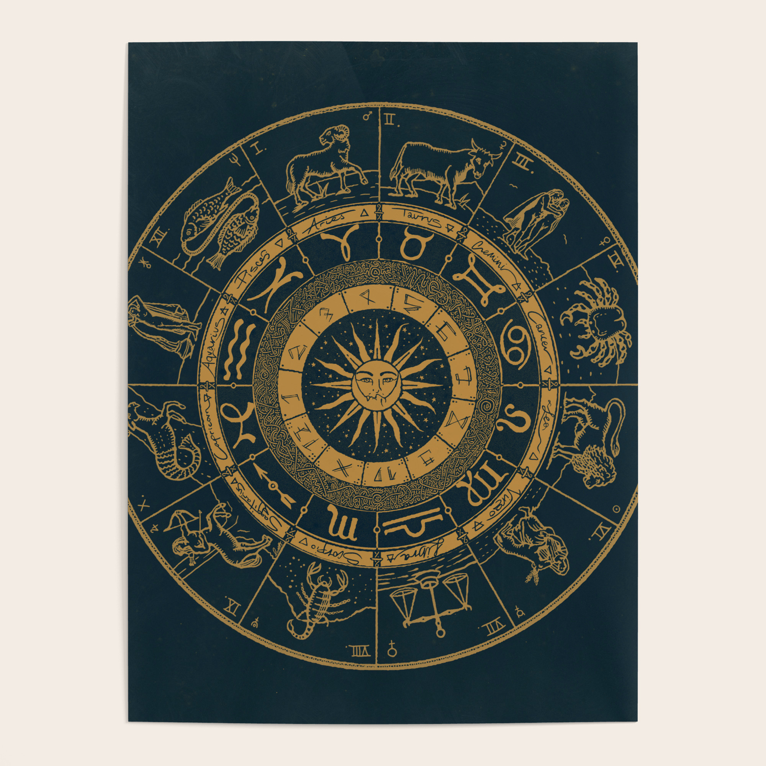 Astrology Chart / Custom Wood Engraved Astrology Natal Chart Crystal ...
