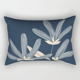 Three Flowers Rectangular Pillow