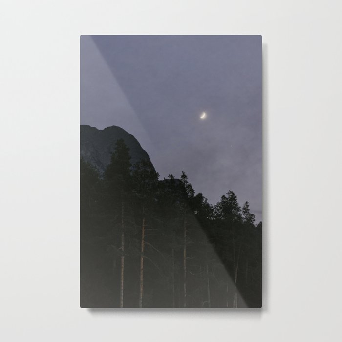 Lavender Moon | Nature and Landscape Photography Metal Print