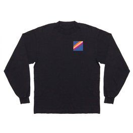 Streak - Colourful Retro Abstract Minimalistic Art Design Pattern Long Sleeve T-shirt