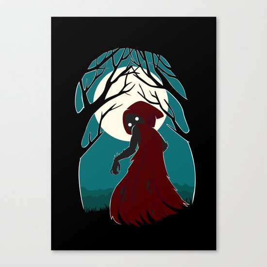 Red Riding Hood 2 Canvas Print