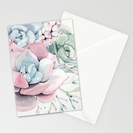 Garden of Succulents Stationery Card