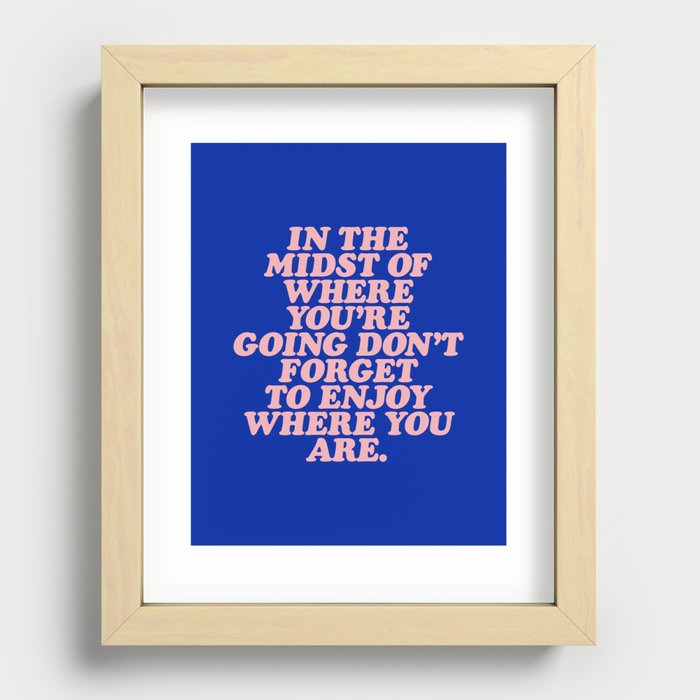 Recessed Framed Print