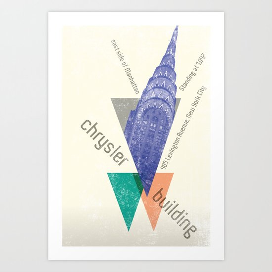 chysler building Art Print