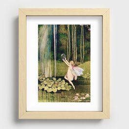 “The Bubble Fairy” by Ida Rentoul Outhwaite 1920 Recessed Framed Print