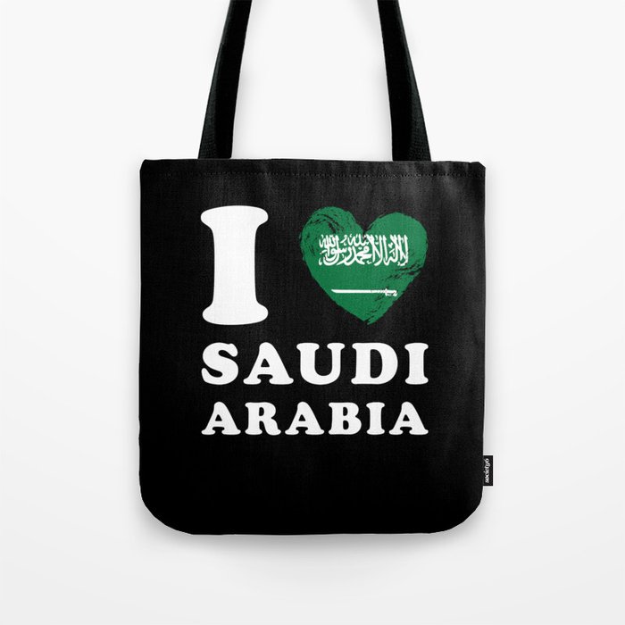 I Love Saudi Arabia Tote Bag