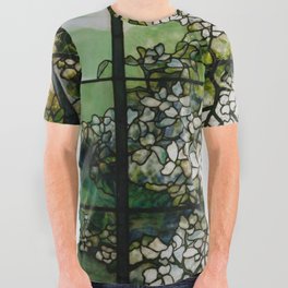 Louis Comfort Tiffany - Decorative stained glass 2. All Over Graphic Tee