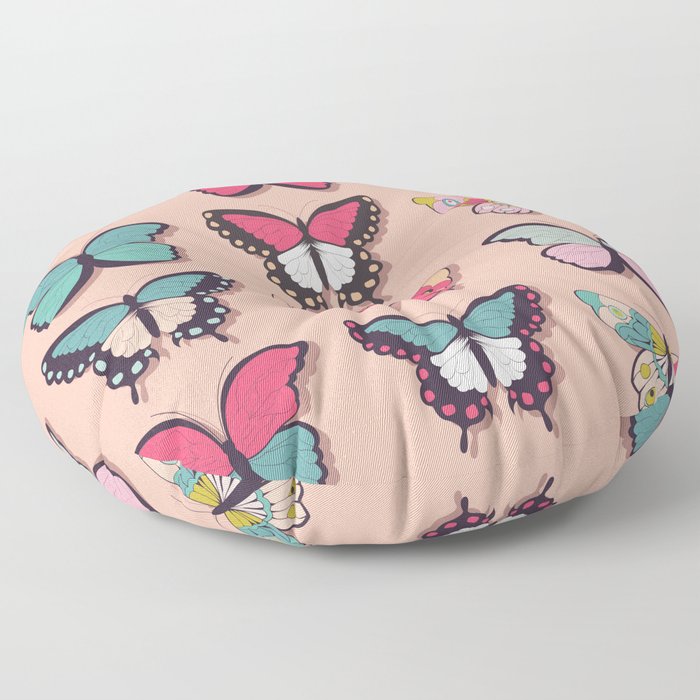 Butterflies collection 03 Floor Pillow
