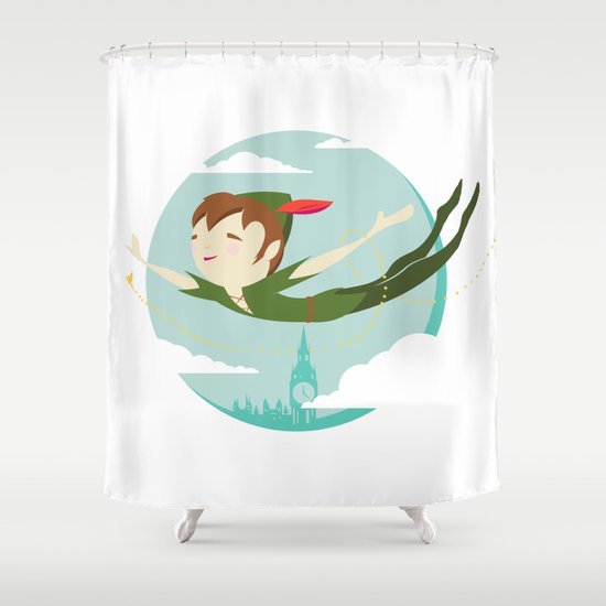 Storybook Pan Shower Curtain
