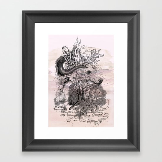 Forest Warden Framed Art Print
