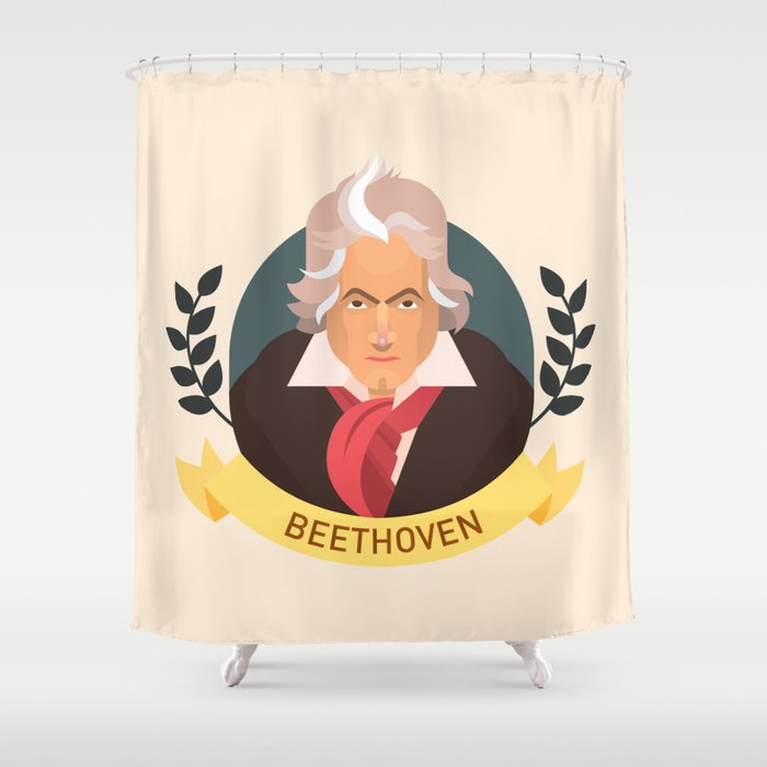 Beethoven Shower Curtain