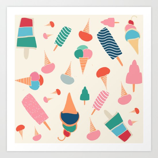 Ice Cream Art Print