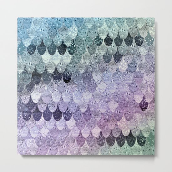 SUMMER MERMAID - HAPPY RAINBOW Metal Print