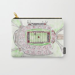 U of L Papa John's Cardinal Stadium, Louisville, Kentucky, Watercolor Carry-All Pouch