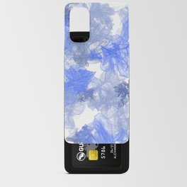 Abstract Smokey Flowers Pattern Android Card Case