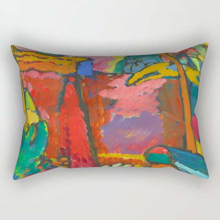Wassily Kandinsky, New colors Rectangular Pillow