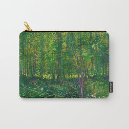 Trees and Undergrowth, 1887 by Vincent van Gogh Carry-All Pouch