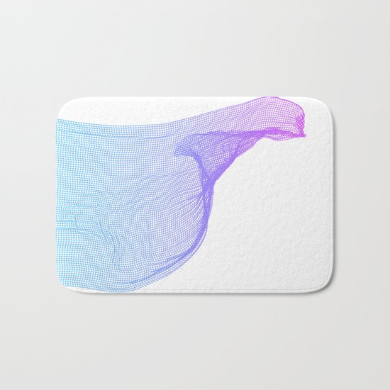 Curtain Bath Mat