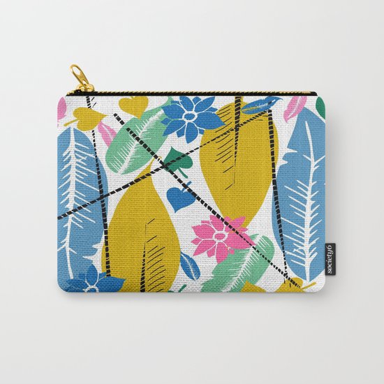 Feathers and leafs Carry-All Pouch