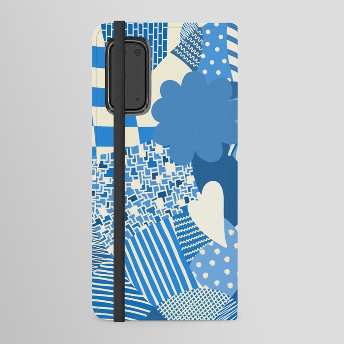 Geometric pattern collage 6 Android Wallet Case