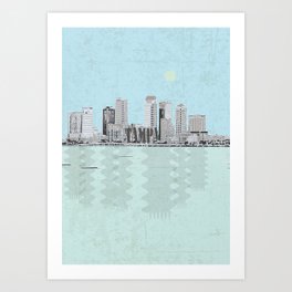 Tampa Art Print