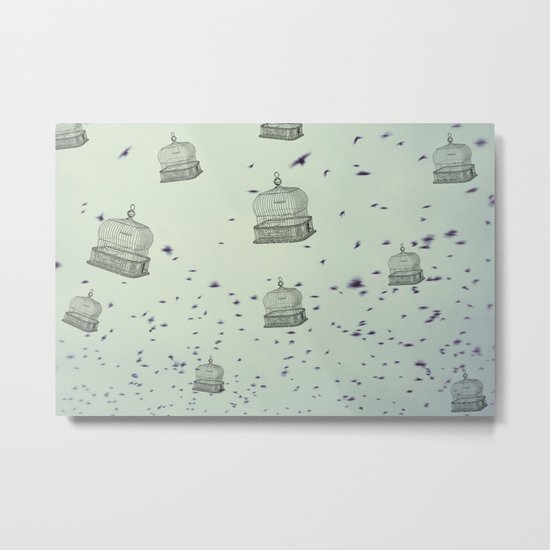 cage free Metal Print