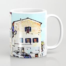 Fabrica di Roma: buildings car parked Coffee Mug