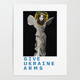 Give Ukraine Arms Color Poster