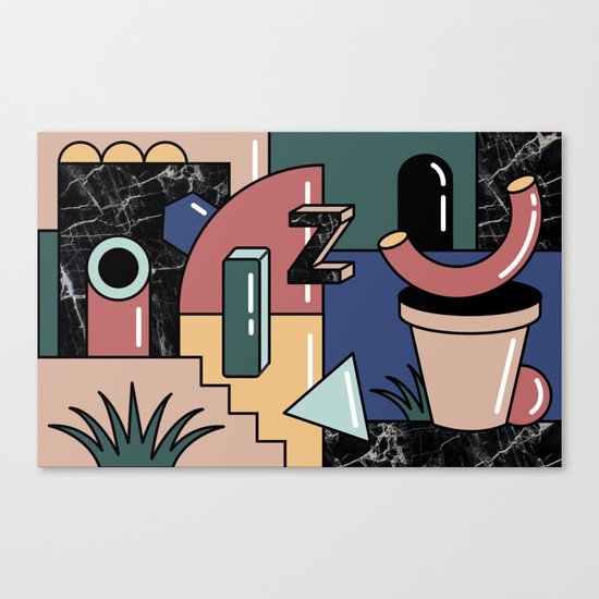 Shape Set no.2 Canvas Print