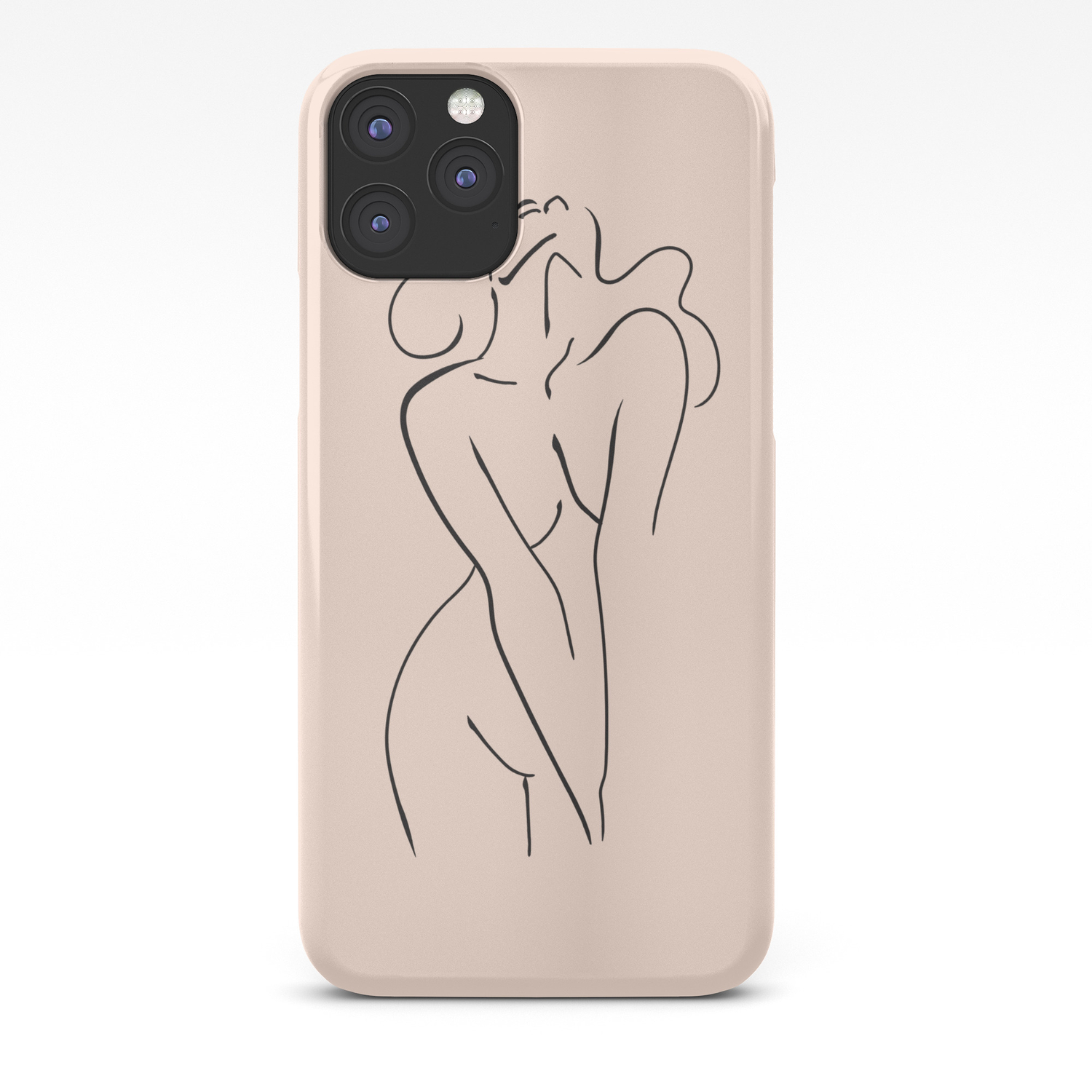 Abstract Woman Line Art Iphone Case By Blek Society6