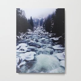 Icicle River, WA Metal Print