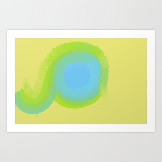 The Snail Art Print