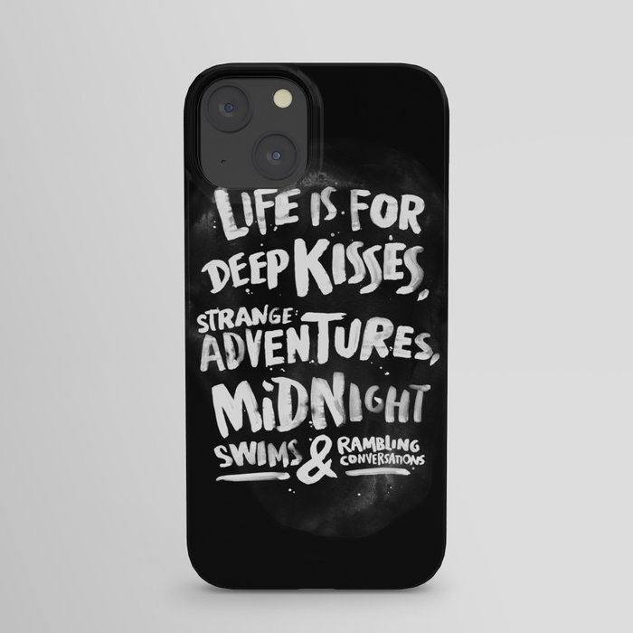 Life is for deep kisses... iPhone Case