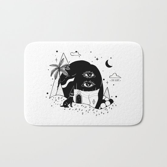 Silent Night Bath Mat