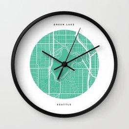 Green Lake, Seattle Wall Clock