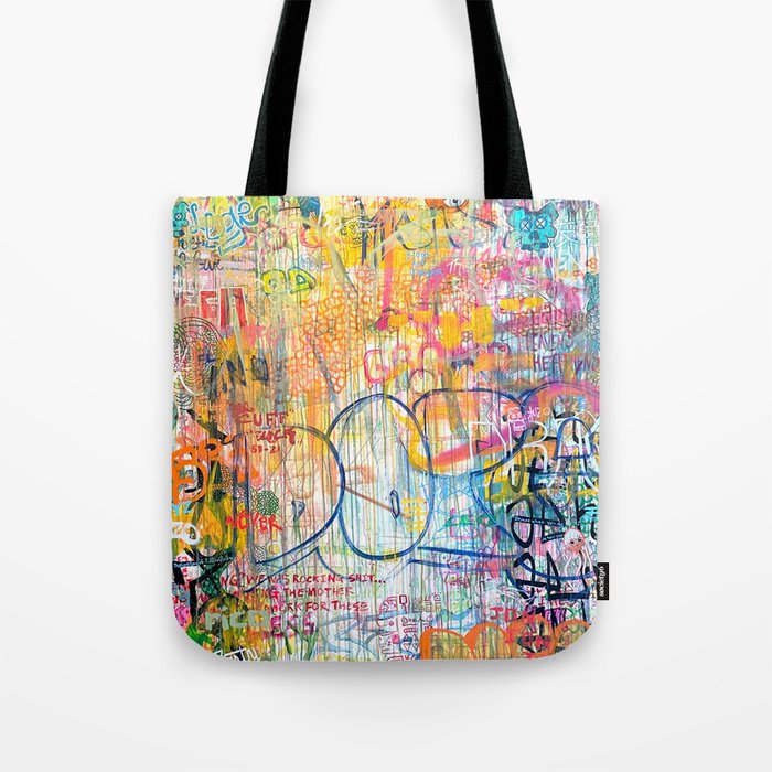 Graffiti Spray Paint Modern Abstract  Tote Bag