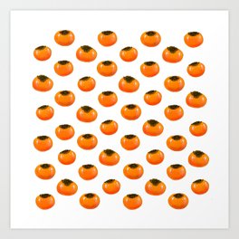 Fruit in season: Persimmon Edition Art Print