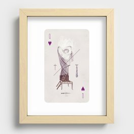 Queen of Hearts Recessed Framed Print