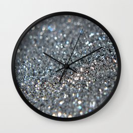 Silver Dust Wall Clock