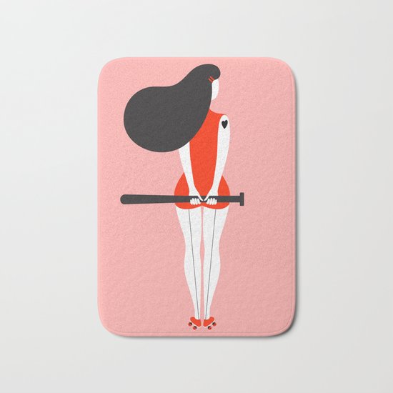 Roller Derby Day Bath Mat