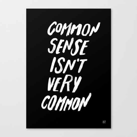 COMMON Canvas Print