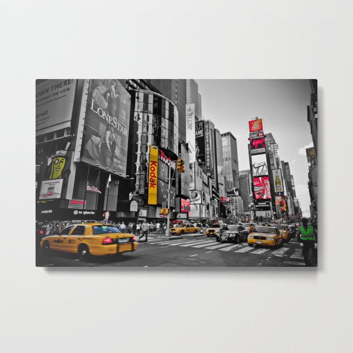 Times Square - Hyper Drop Metal Print