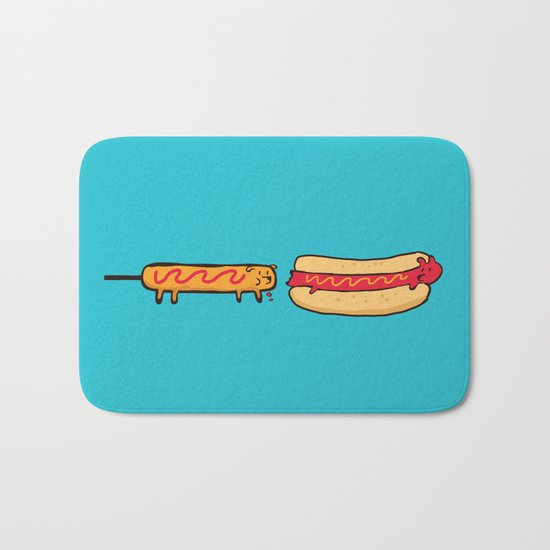 Dog Eat Dog World Bath Mat